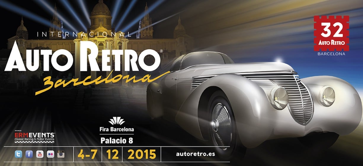 32º Edición del Salón Internacional del Vehículo Clásico de Barcelona, AutoRetro 2015. Patrocinador Oficial, Zalba Caldú