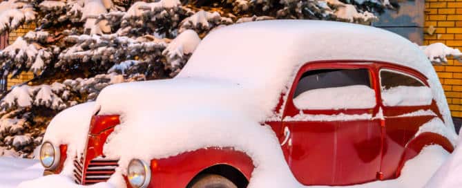 Consejos para cuidar tu coche clásico en invierno