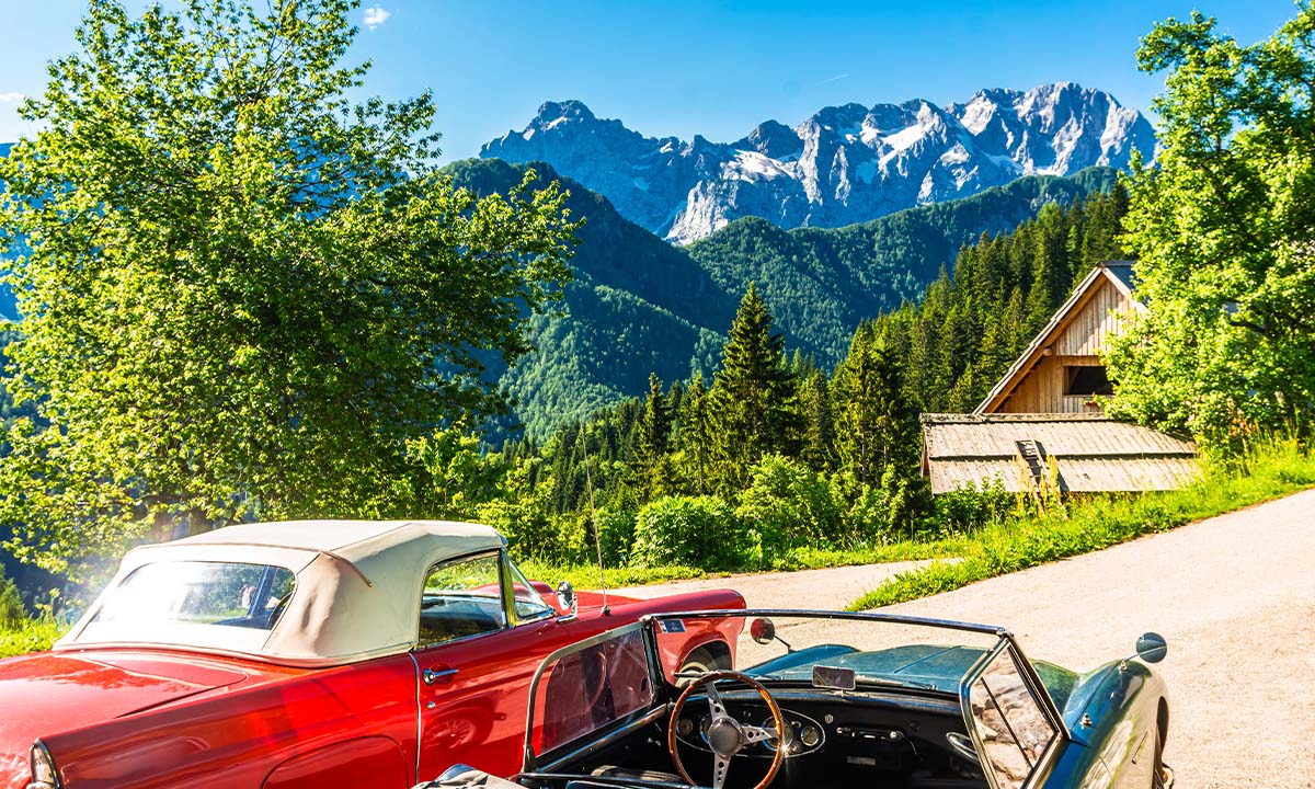 Los Alpes en coche clásico: Ruta Stelvio–Furka–Grimsel